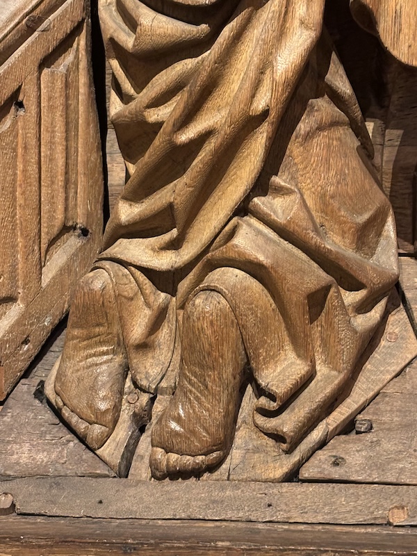 devoted wood feet, cloisters