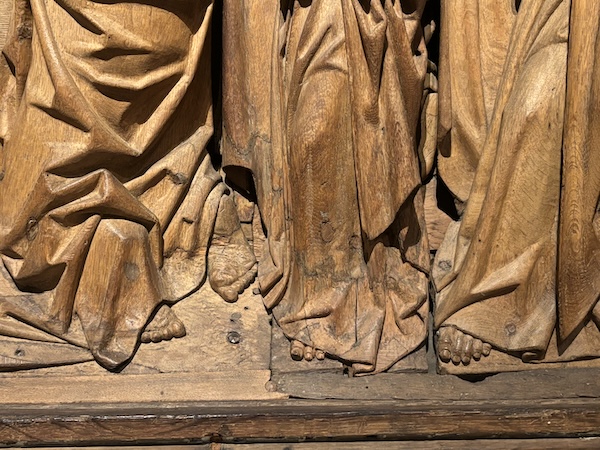 devoted wood feet, cloisters