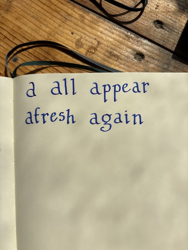 august 3, all appear afresh again