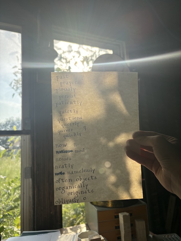august 8, piously prayers persist past patiently