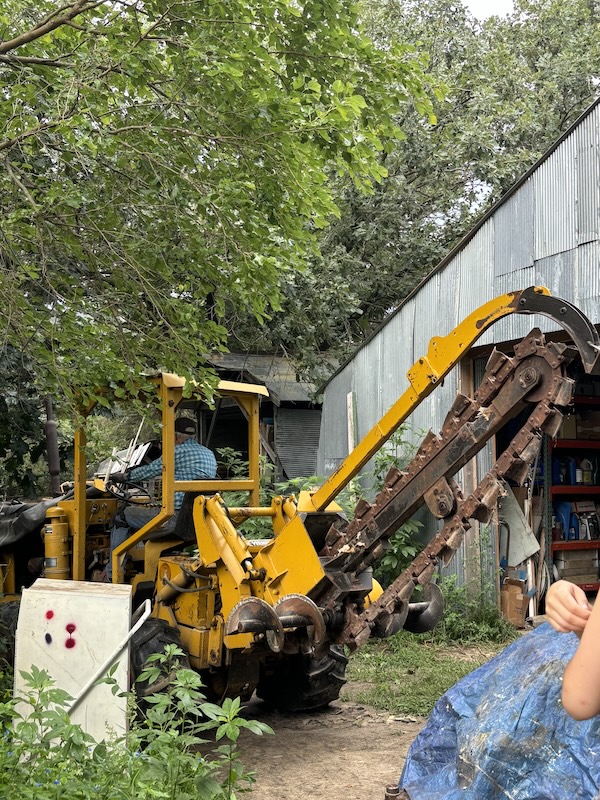 august 12, e and the trench digger, or something