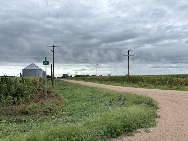 august 14, beginning of drive, marquette, ne